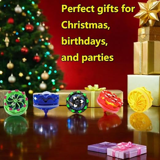 Sparkle Beyblade (4-pack and 6-pack) - safe, fun and lights up