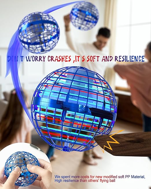 Children's flying ball with light