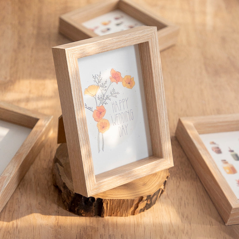 Wooden Photo Frame Photo Desktop Ornament