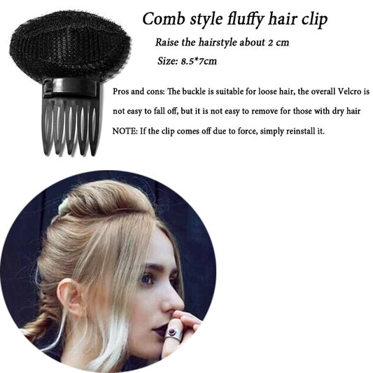 2-Pack Invisible Fluffy Hair Clip