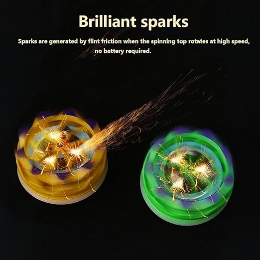 Sparkle Beyblade (4-pack and 6-pack) - safe, fun and lights up