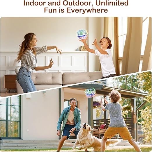 Children's flying ball with light