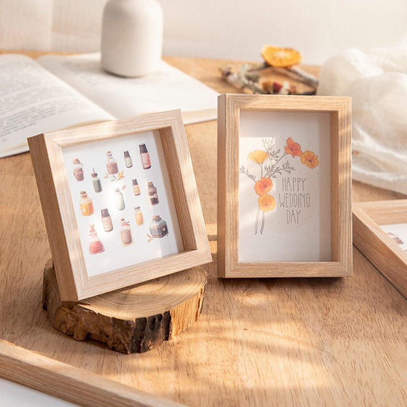 Wooden Photo Frame Photo Desktop Ornament