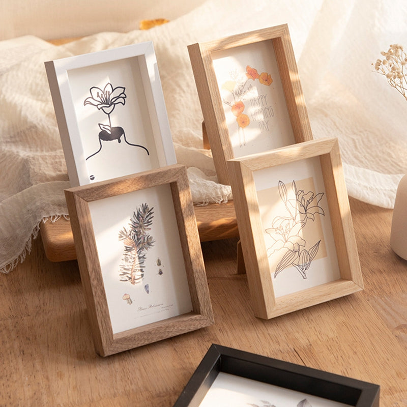 Wooden Photo Frame Photo Desktop Ornament