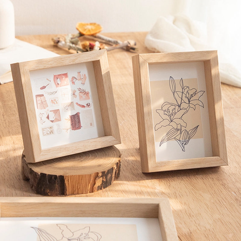 Wooden Photo Frame Photo Desktop Ornament